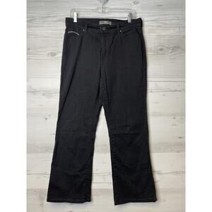 Levis 512 Jeans Womens 12 Perfectly Slimming Bootcut Black Stretch Denim Pants